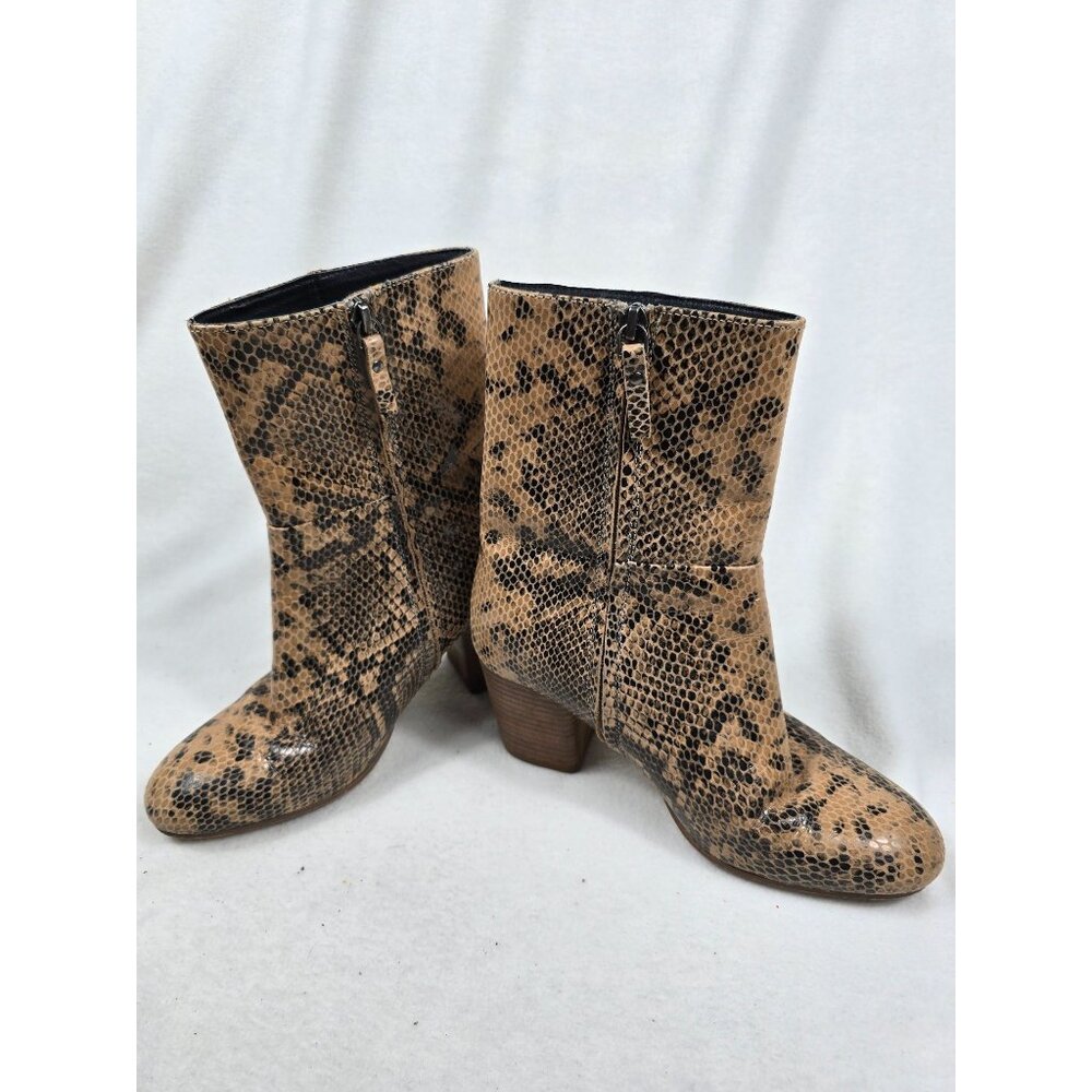 Seychelles Wild Ride Size 7.5 Python Pattern Ankl… - image 3